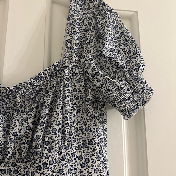 Altar’d State Benton Blue Floral Mini Dress - Picture 6 of 6